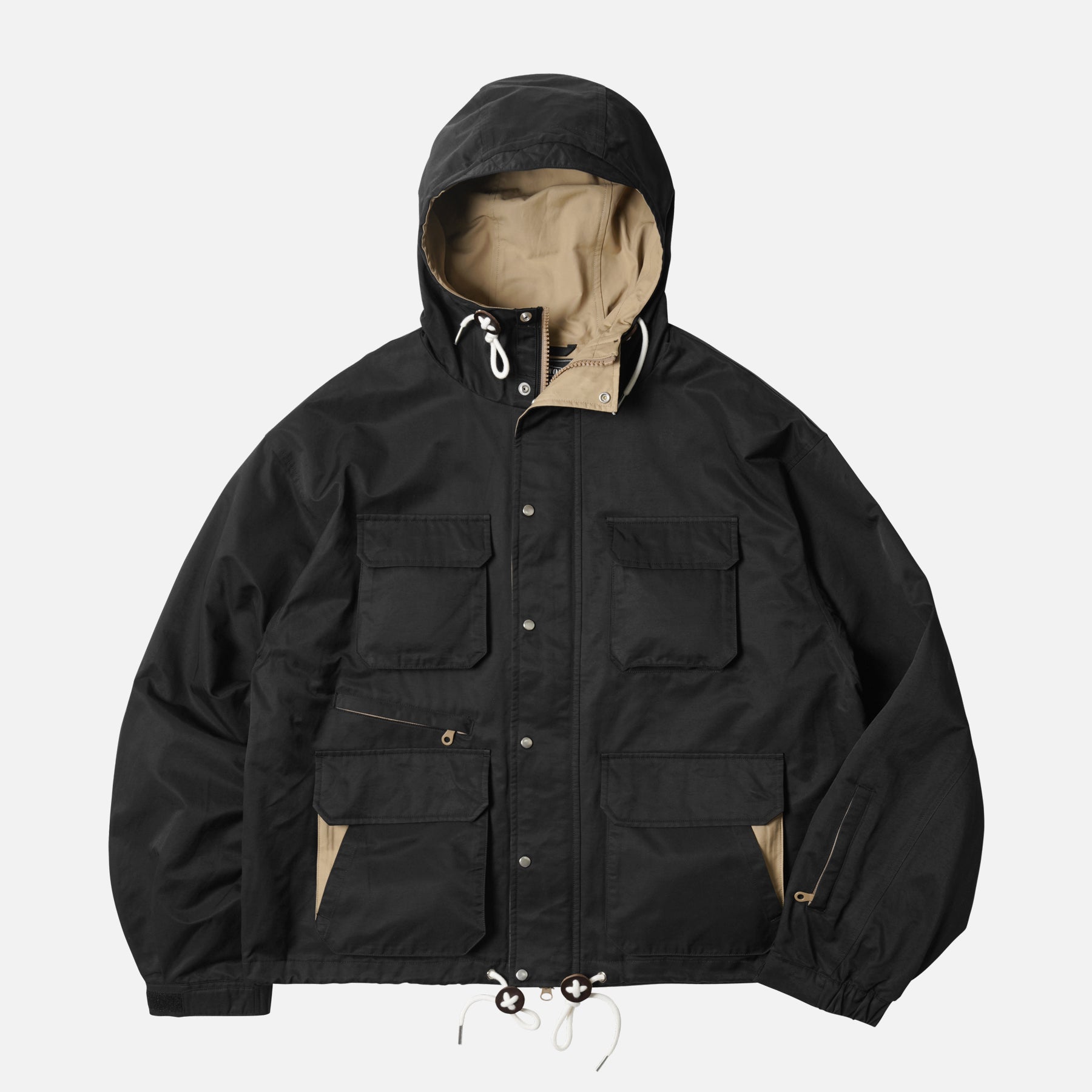 60/40 MOUNTAIN PARKA COAT - BLACK
