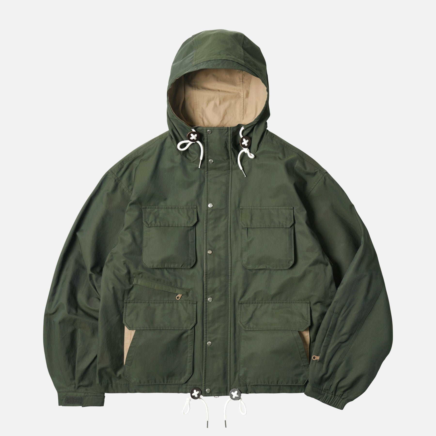 60/40 MOUNTAIN PARKA COAT - DARK GREEN