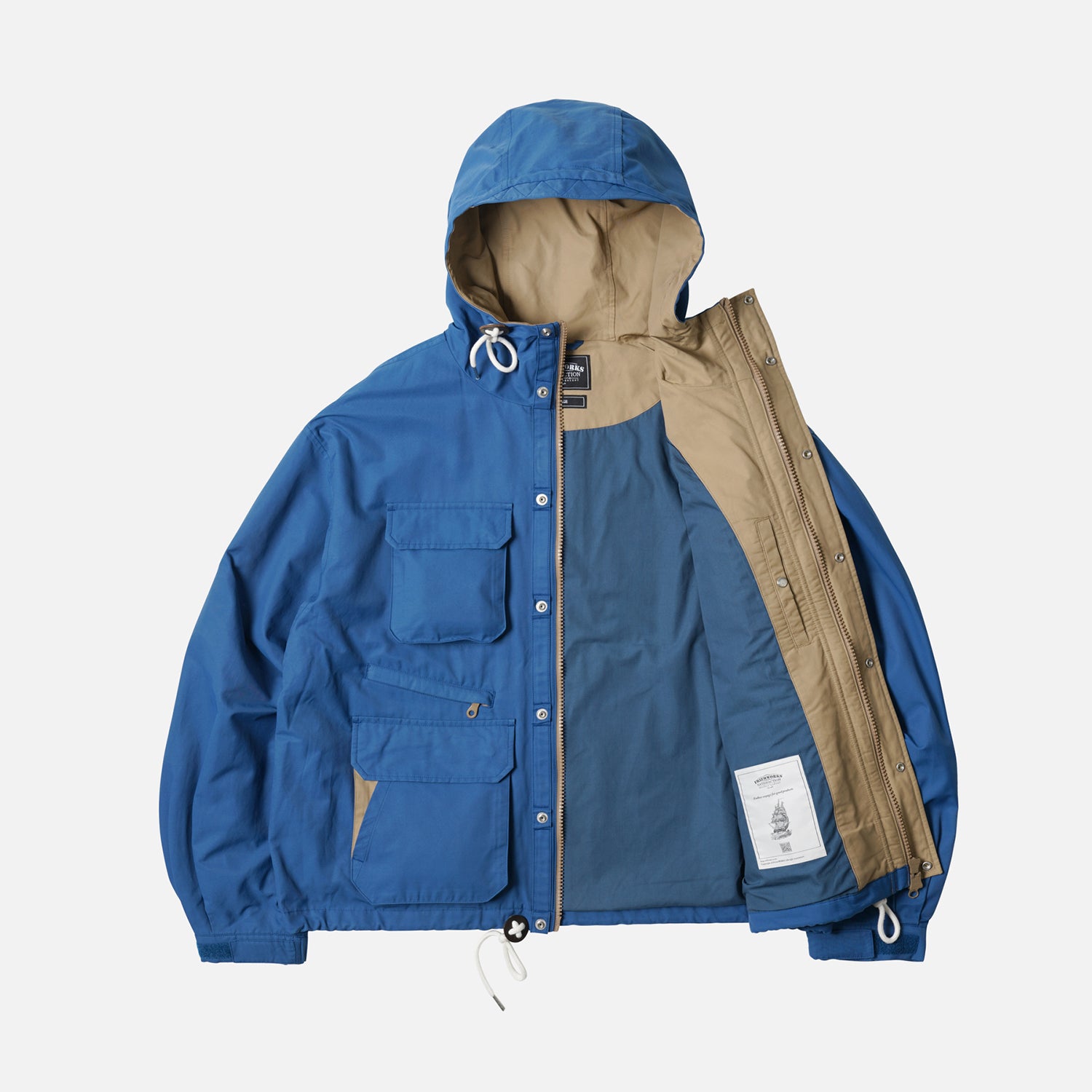 60/40 MOUNTAIN PARKA COAT - ROYAL BLUE