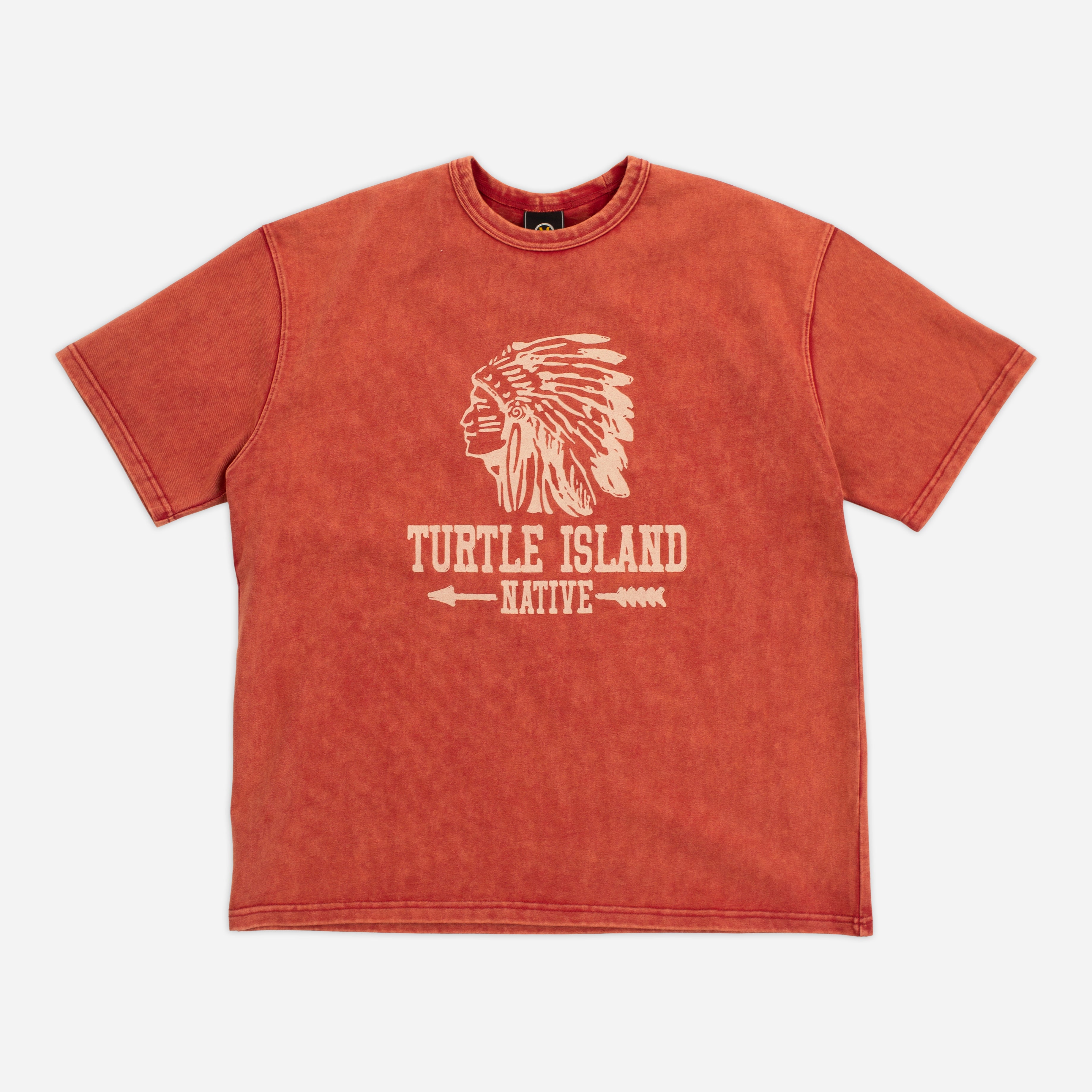 TURTLE ISLAND T-SHIRT - RUSTY RED
