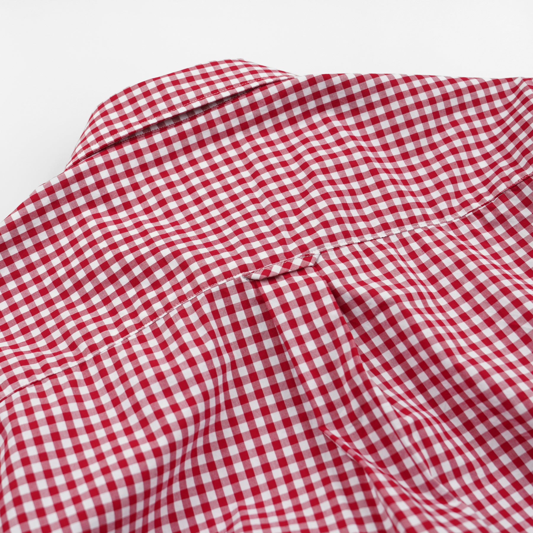 EASE GINGHAM CHECK SHIRT - RED