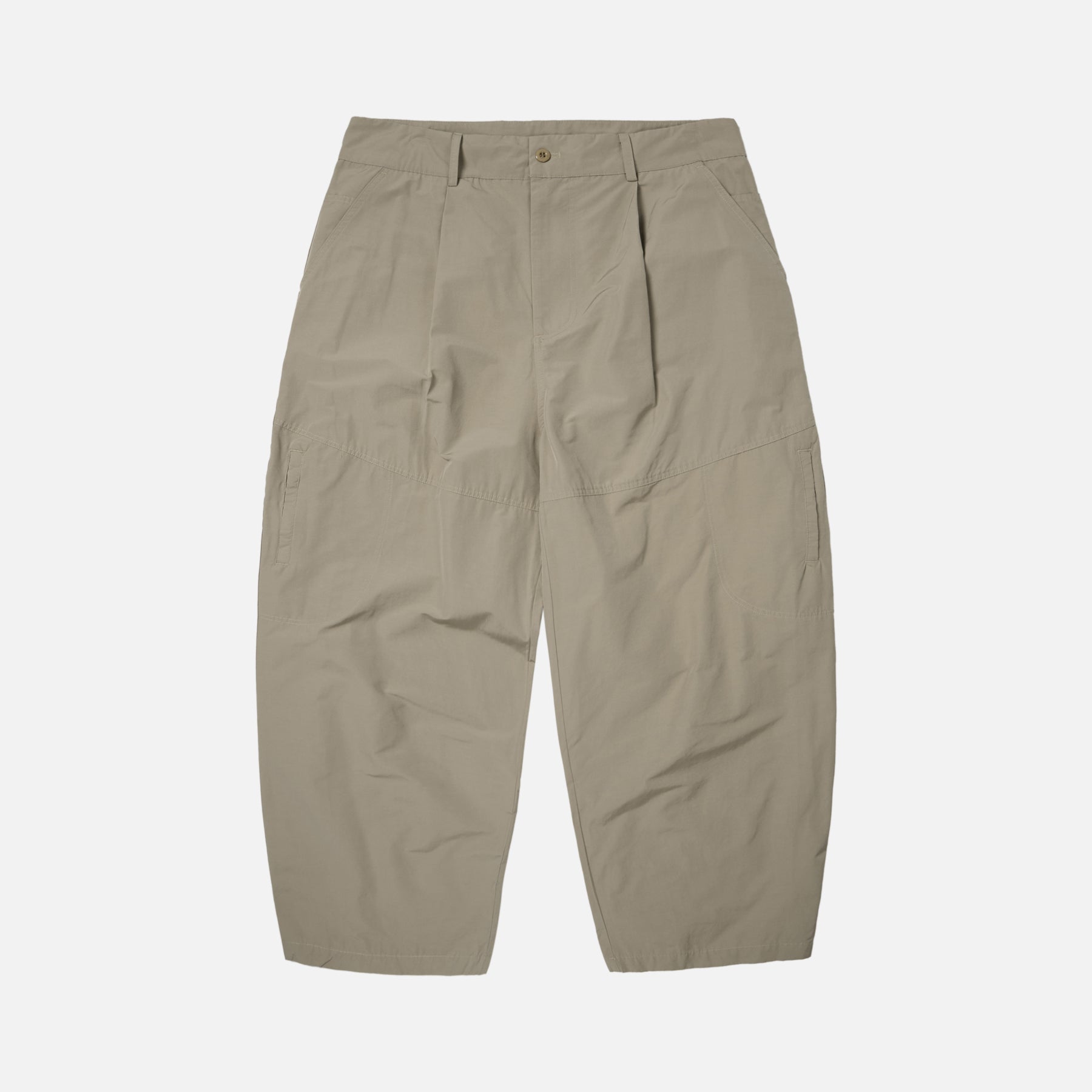 POCKET BALLOON PANTS - BEIGE
