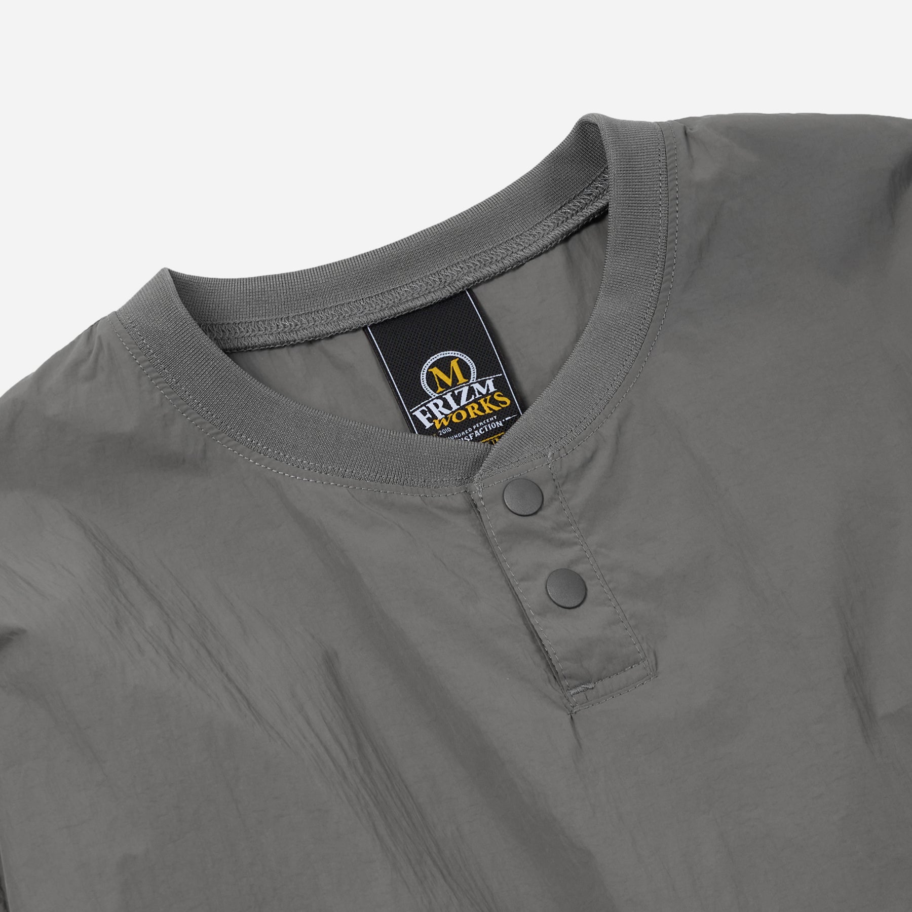 NYLON POCKET PULLOVER SWEATER - DEEP GRAY