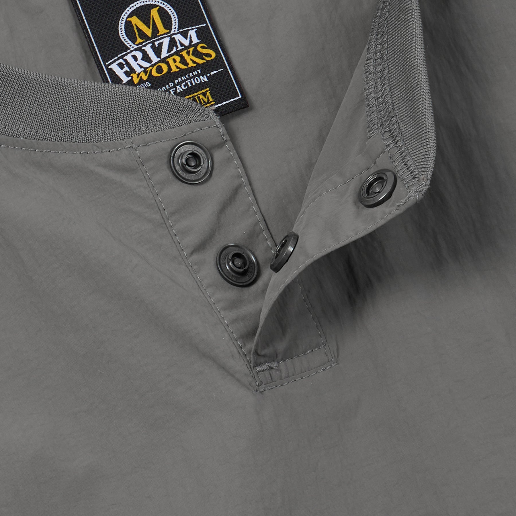 NYLON POCKET PULLOVER SWEATER - DEEP GRAY