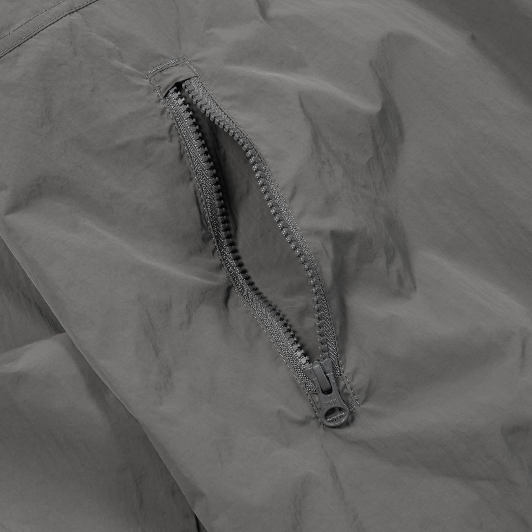 NYLON POCKET PULLOVER SWEATER - DEEP GRAY
