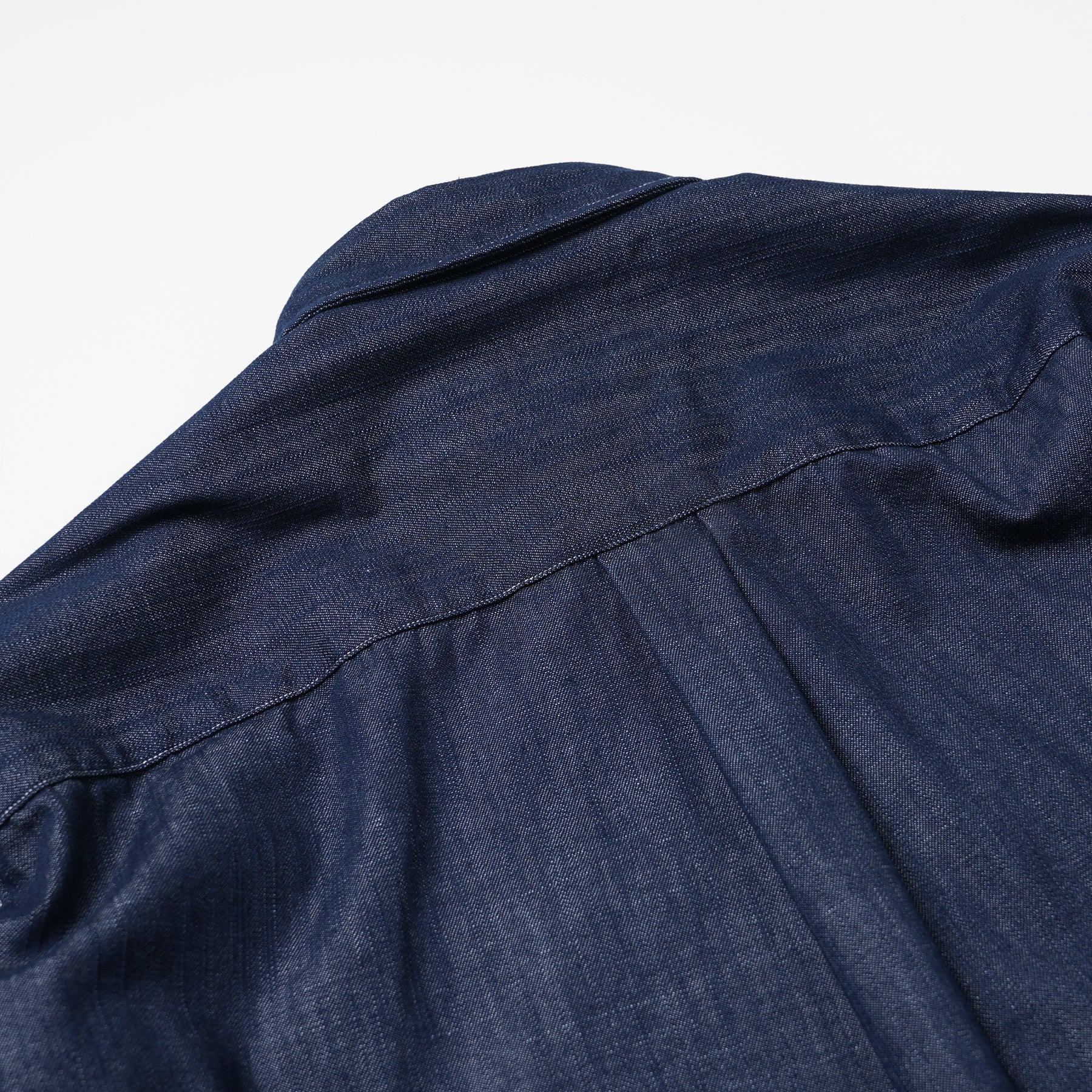 DENIM CARPENTER POCKET WORK SHIRT - INDIGO STRIPE