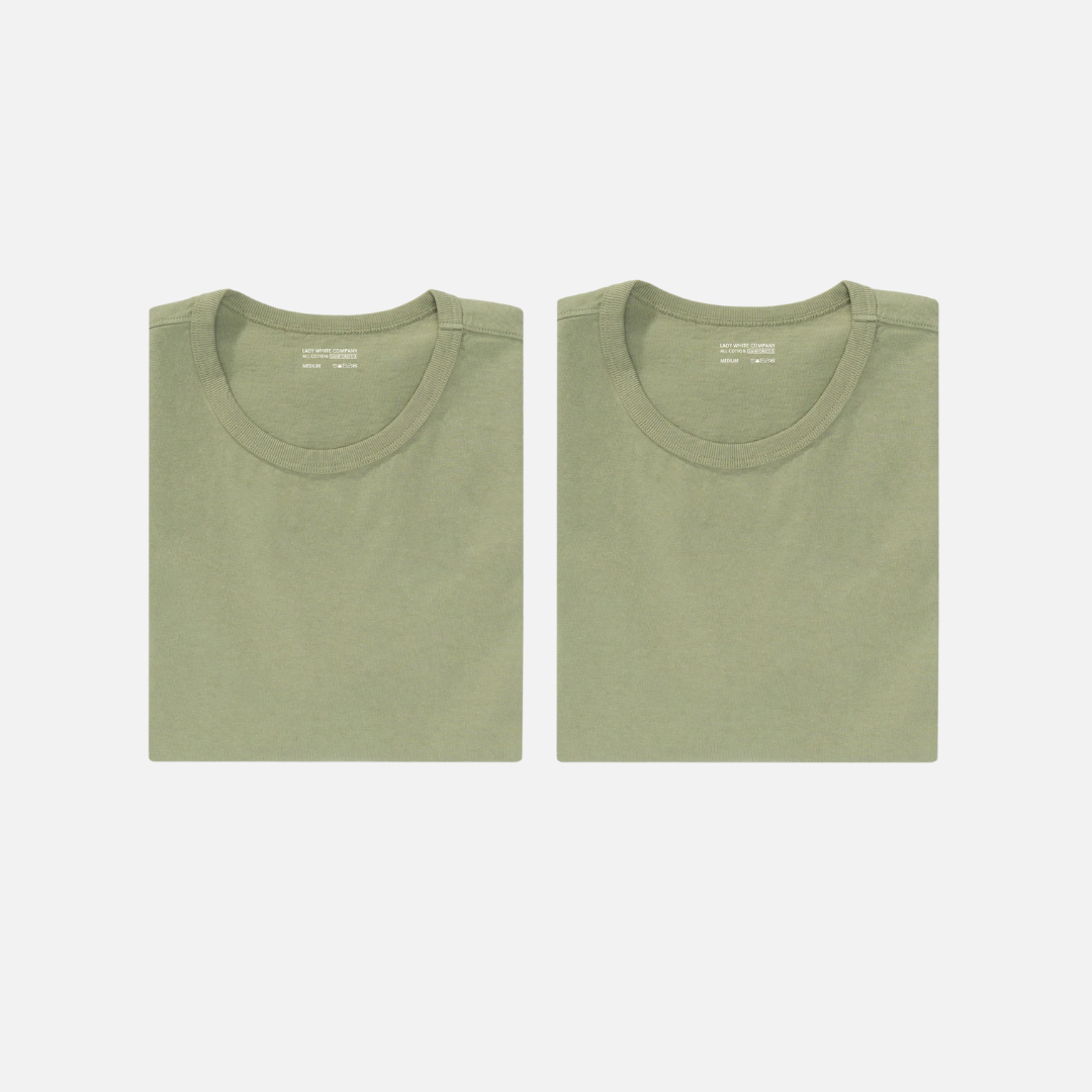 OUR 2 PACK T-SHIRTS - PISTACHIO