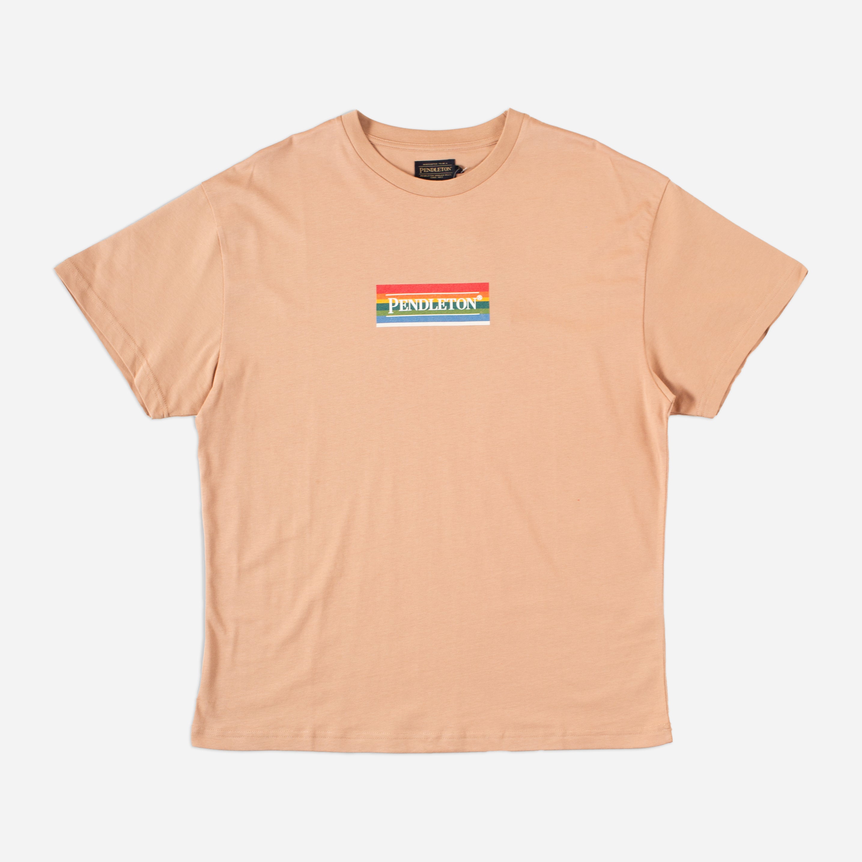 BOX T-SHIRT - KHAKI/GREY HORSE