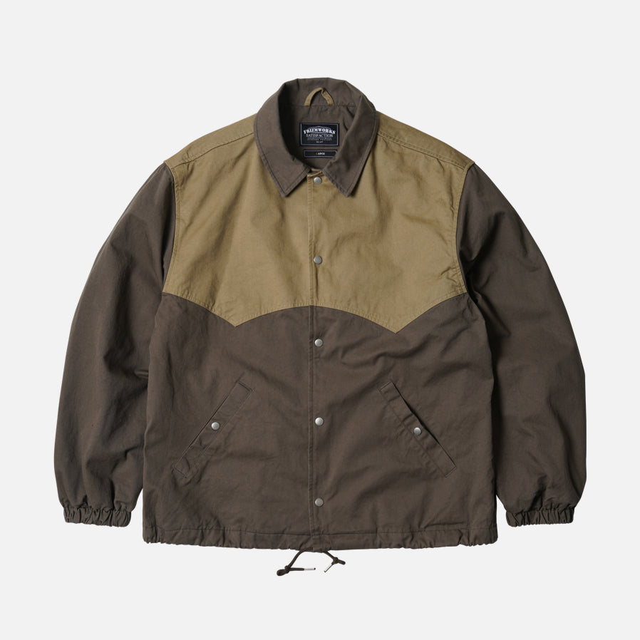 BARSTOW WESTERN COACH JACKET - MUD