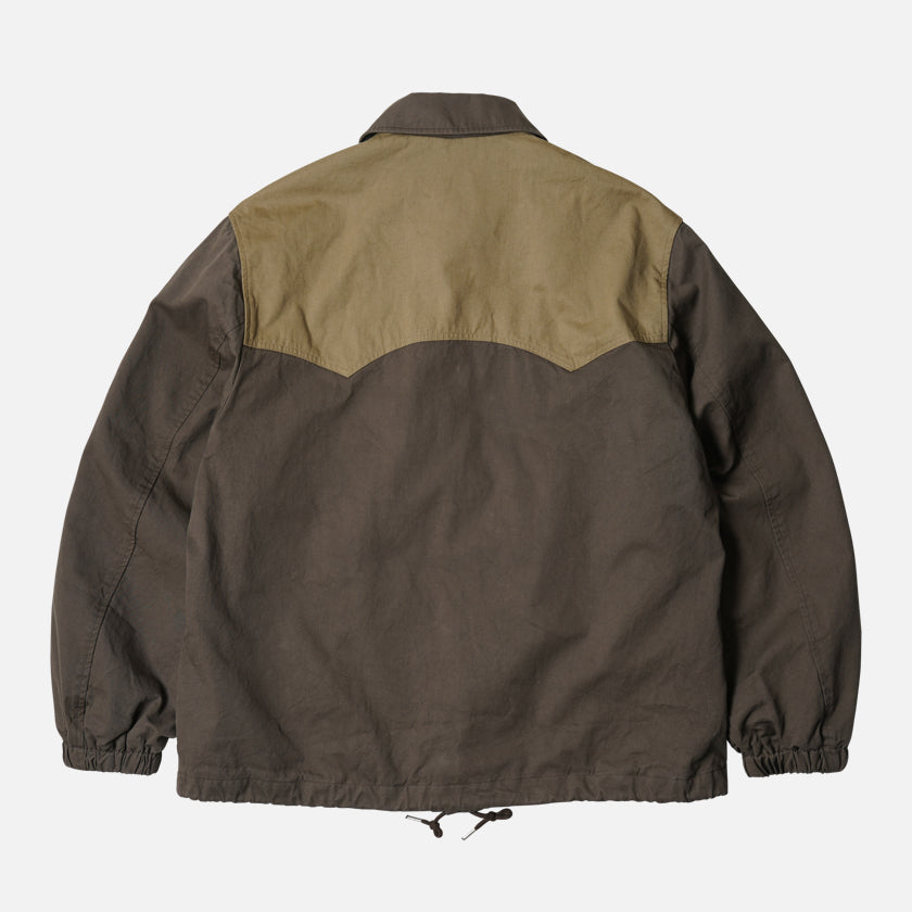 BARSTOW WESTERN COACH JACKET - MUD