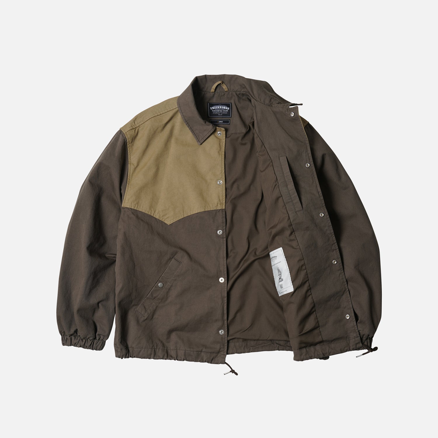 BARSTOW WESTERN COACH JACKET - MUD
