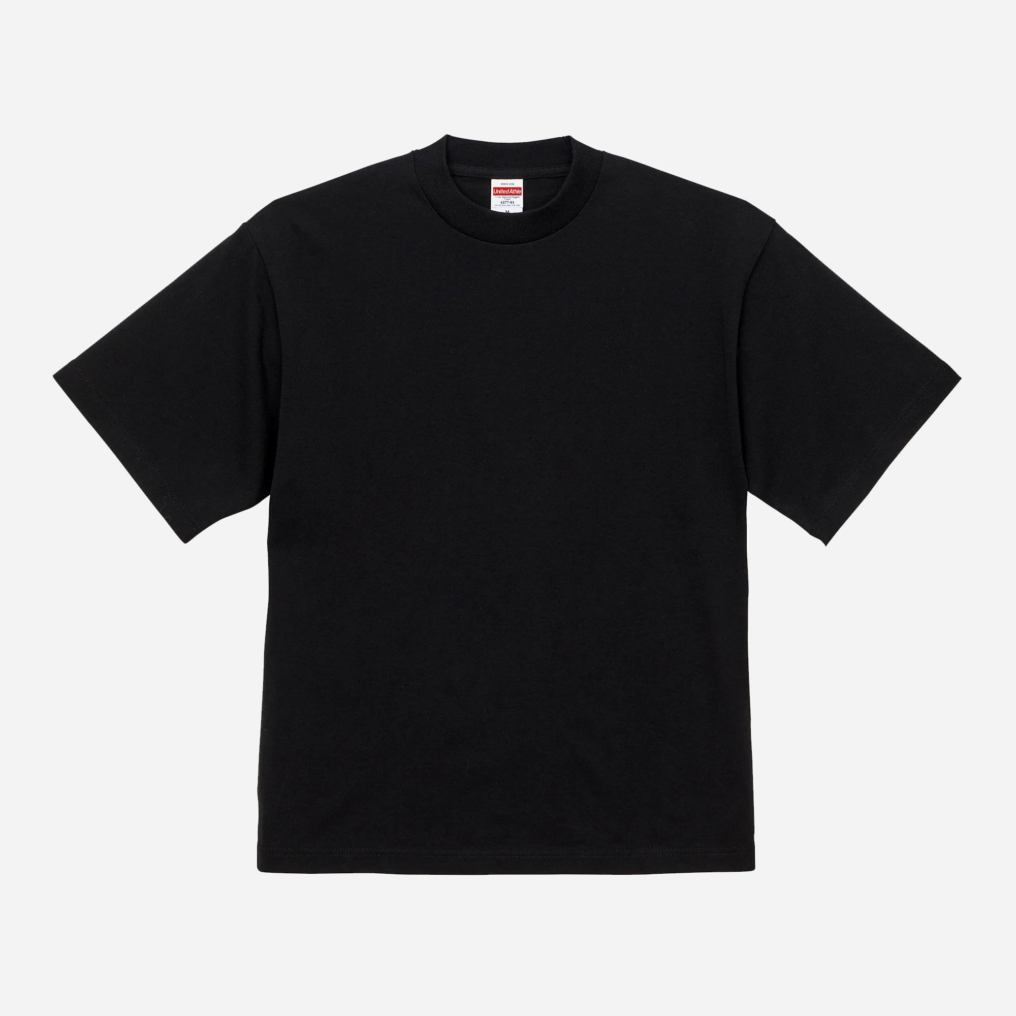 OPEN-END RUGGED T-SHIRT - BLACK