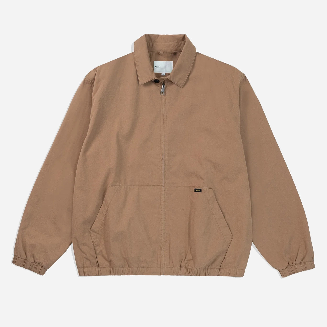 CREW HERRINGBONE JACKET - LIGHT BROWN