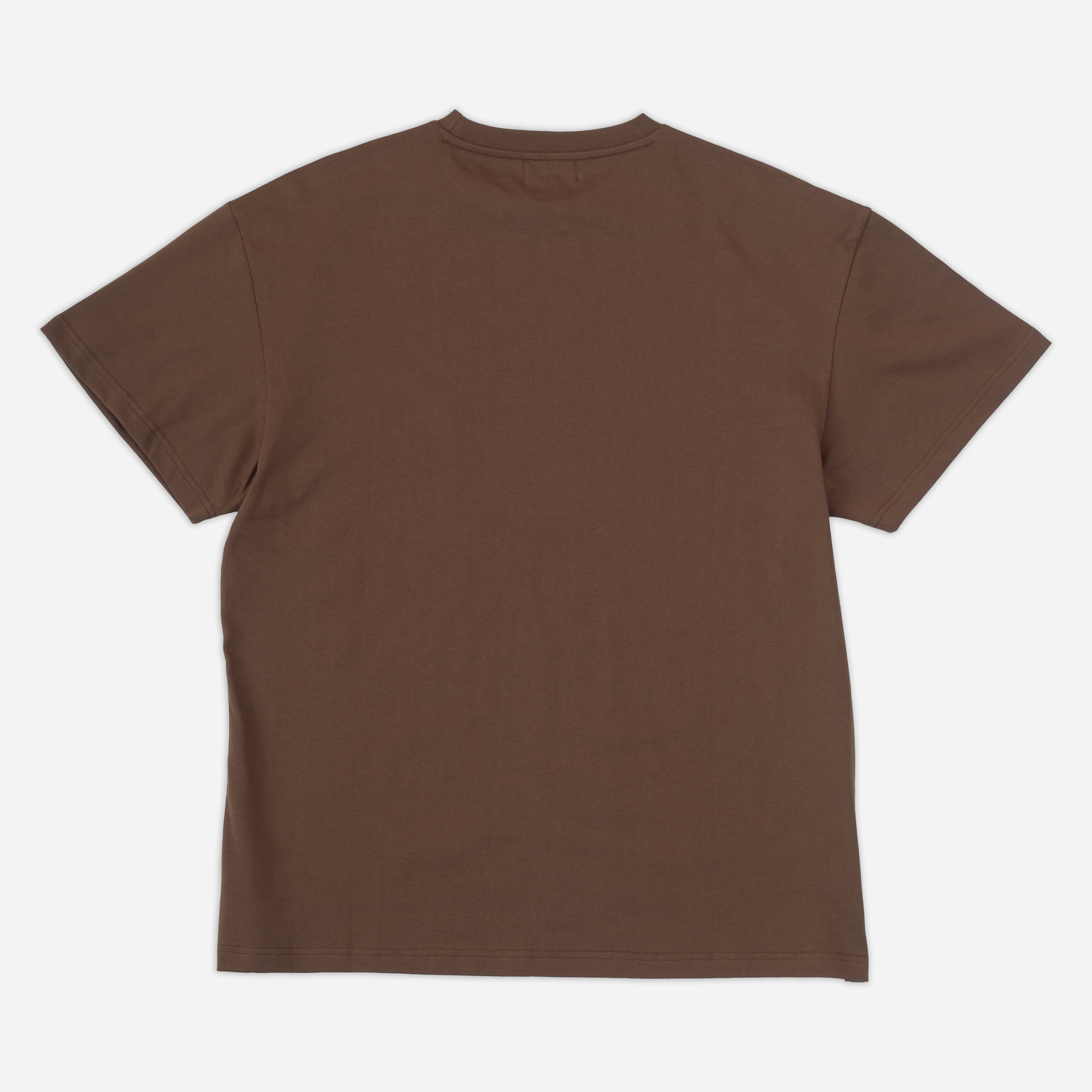DENIM UNION T-SHIRT - BROWN
