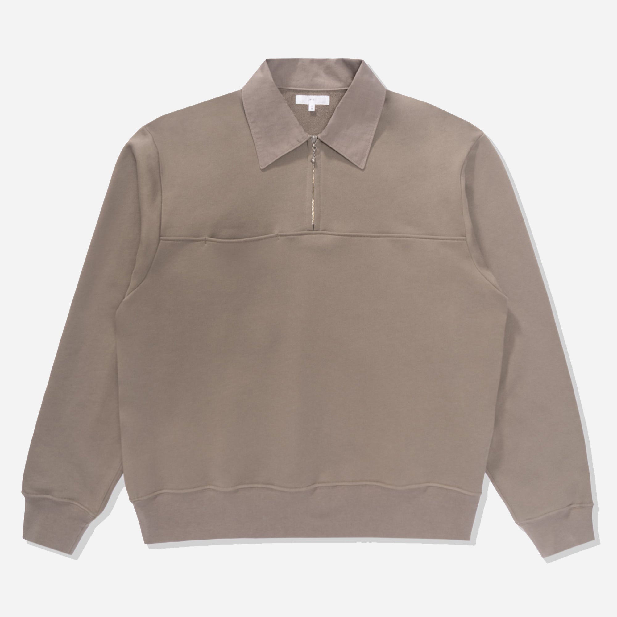 ANDERSON QUARTER ZIP SWEAT - ANVIL GREY