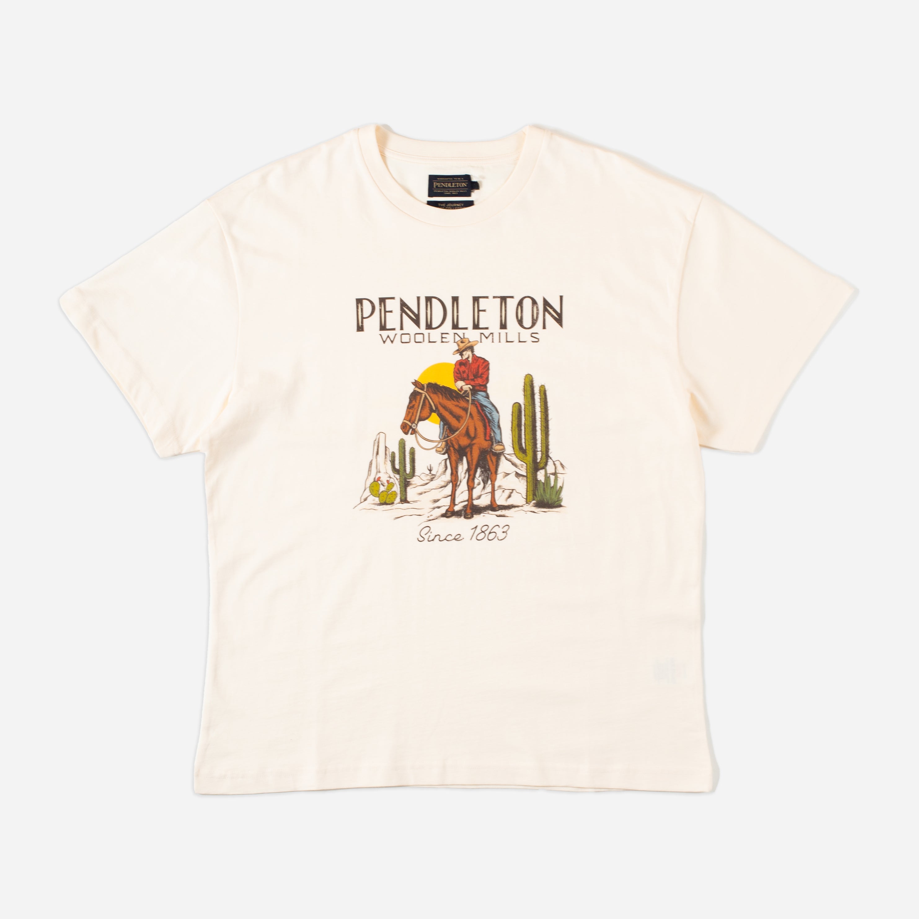 COWBOY T-SHIRT - WHITE