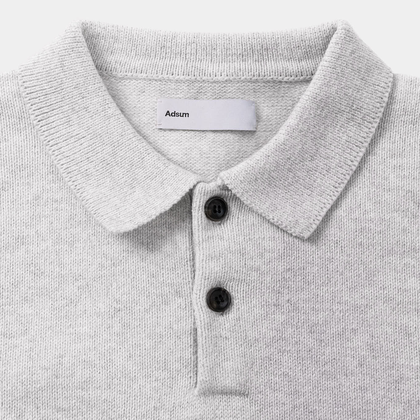PADDY POLO KNIT SWEATER - MERCURY