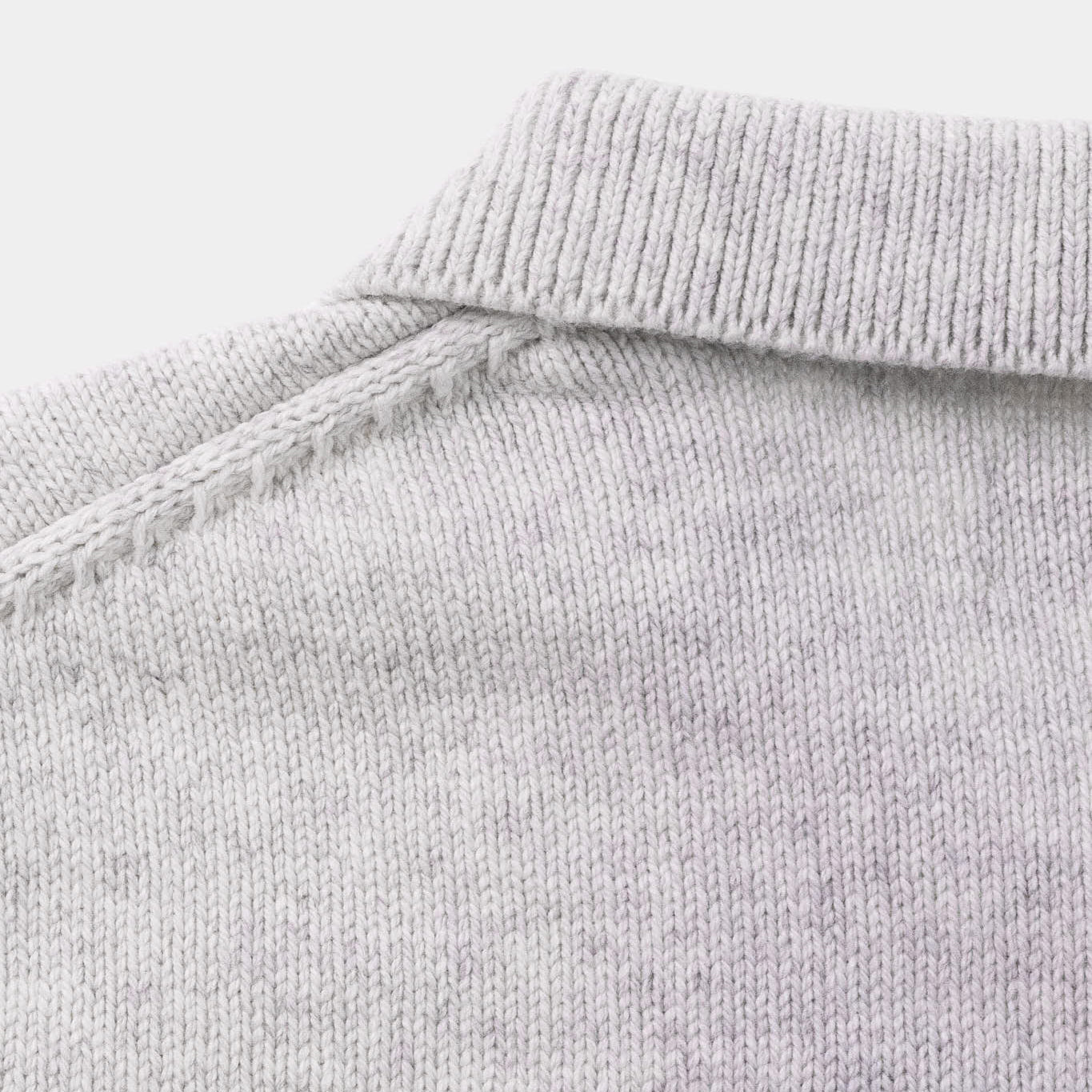 PADDY POLO KNIT SWEATER - MERCURY