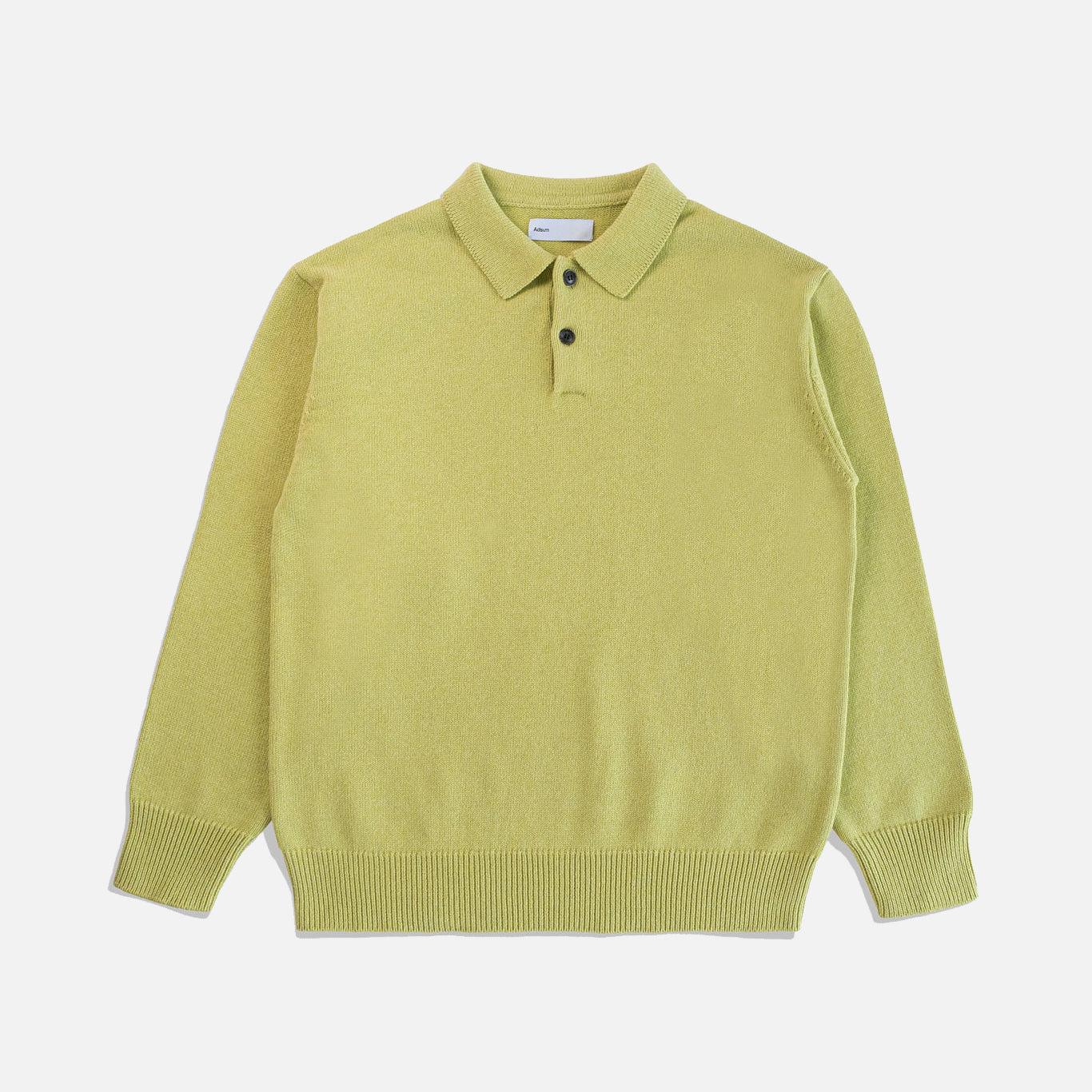 PADDY POLO KNIT SWEATER - CHARTREUSE