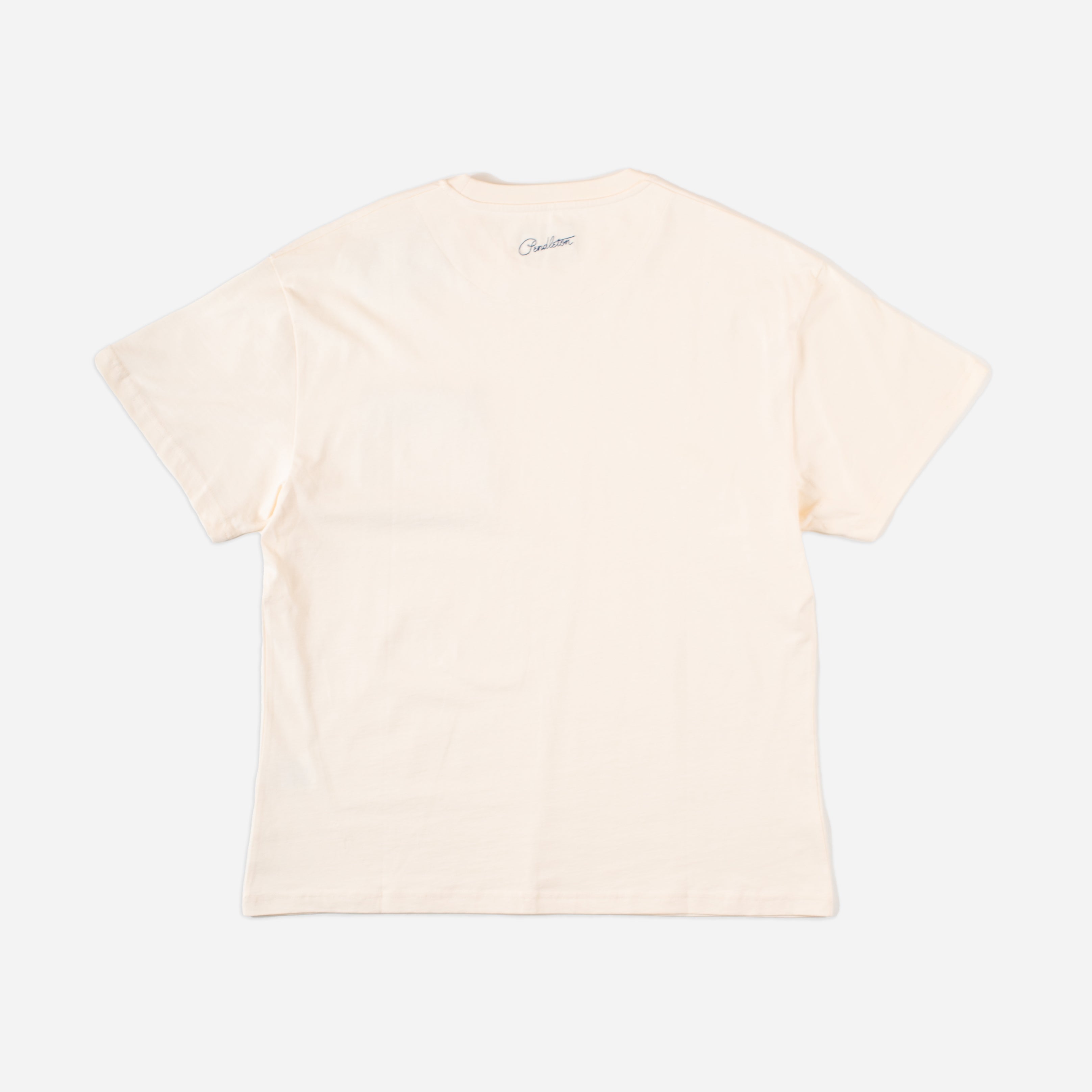 POCKET T-SHIRT - ANTIQUE WHITE/FIRE LEGEND