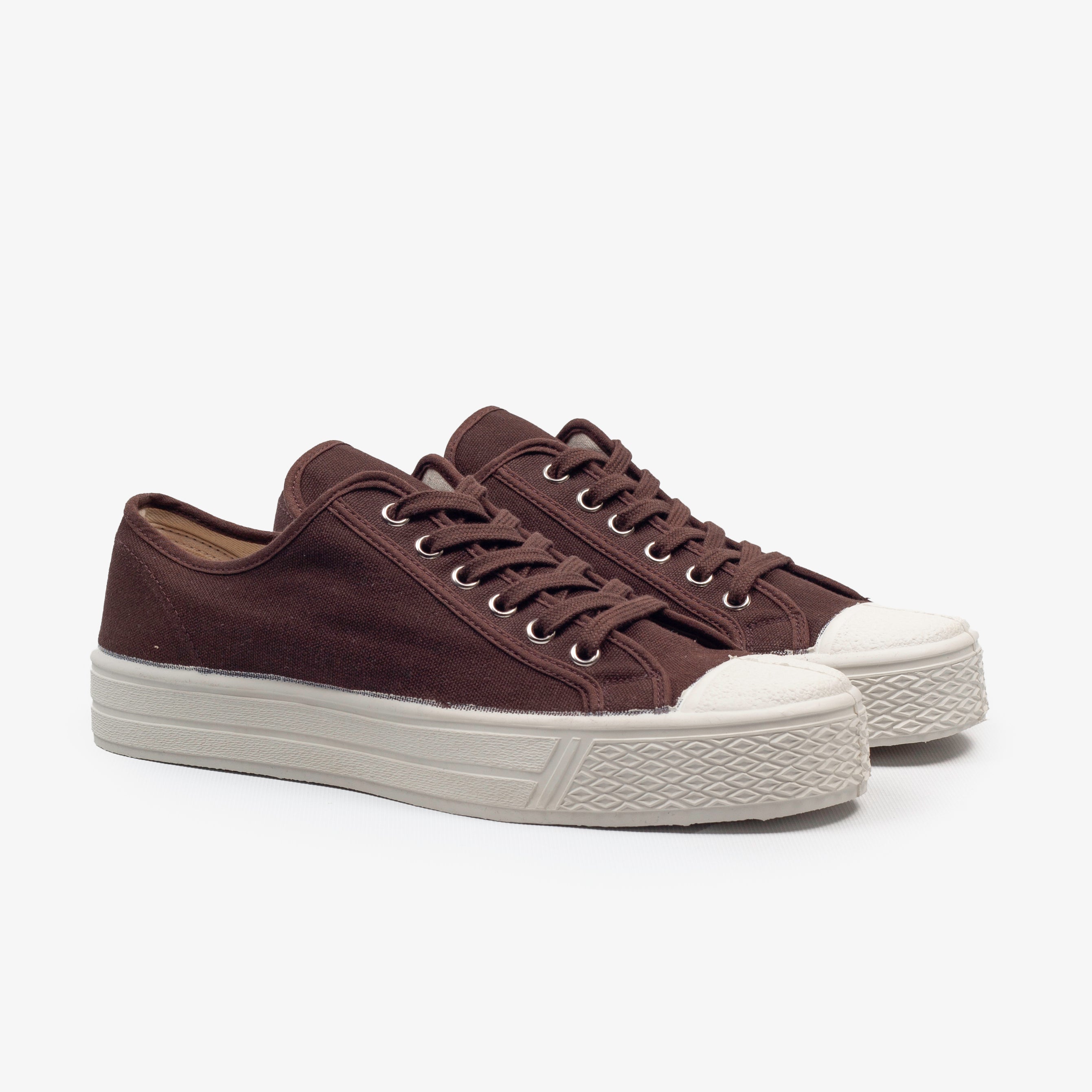 MILITARY LOW - BROWN/WHITE