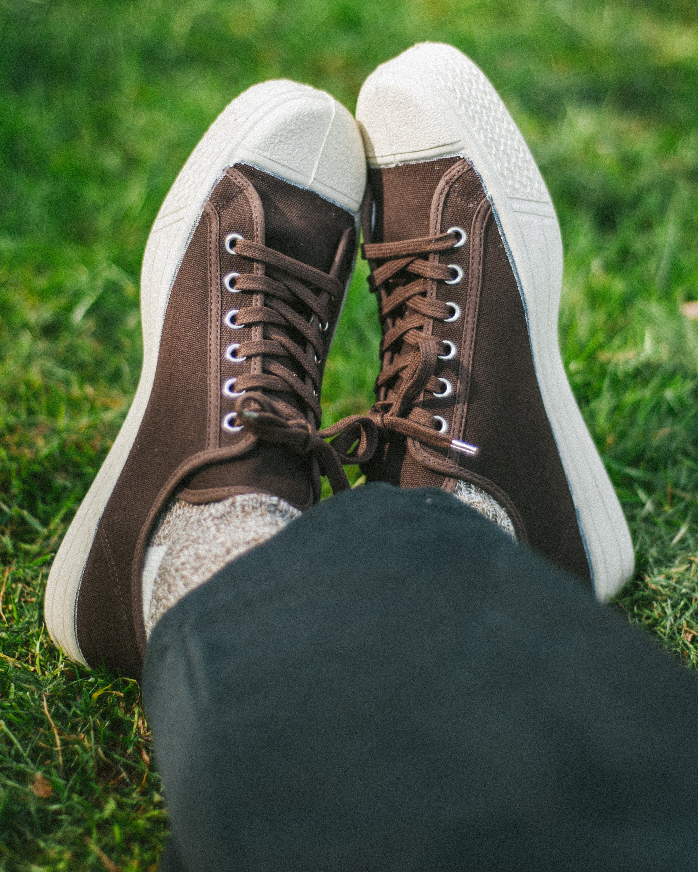 MILITARY LOW - BROWN/WHITE