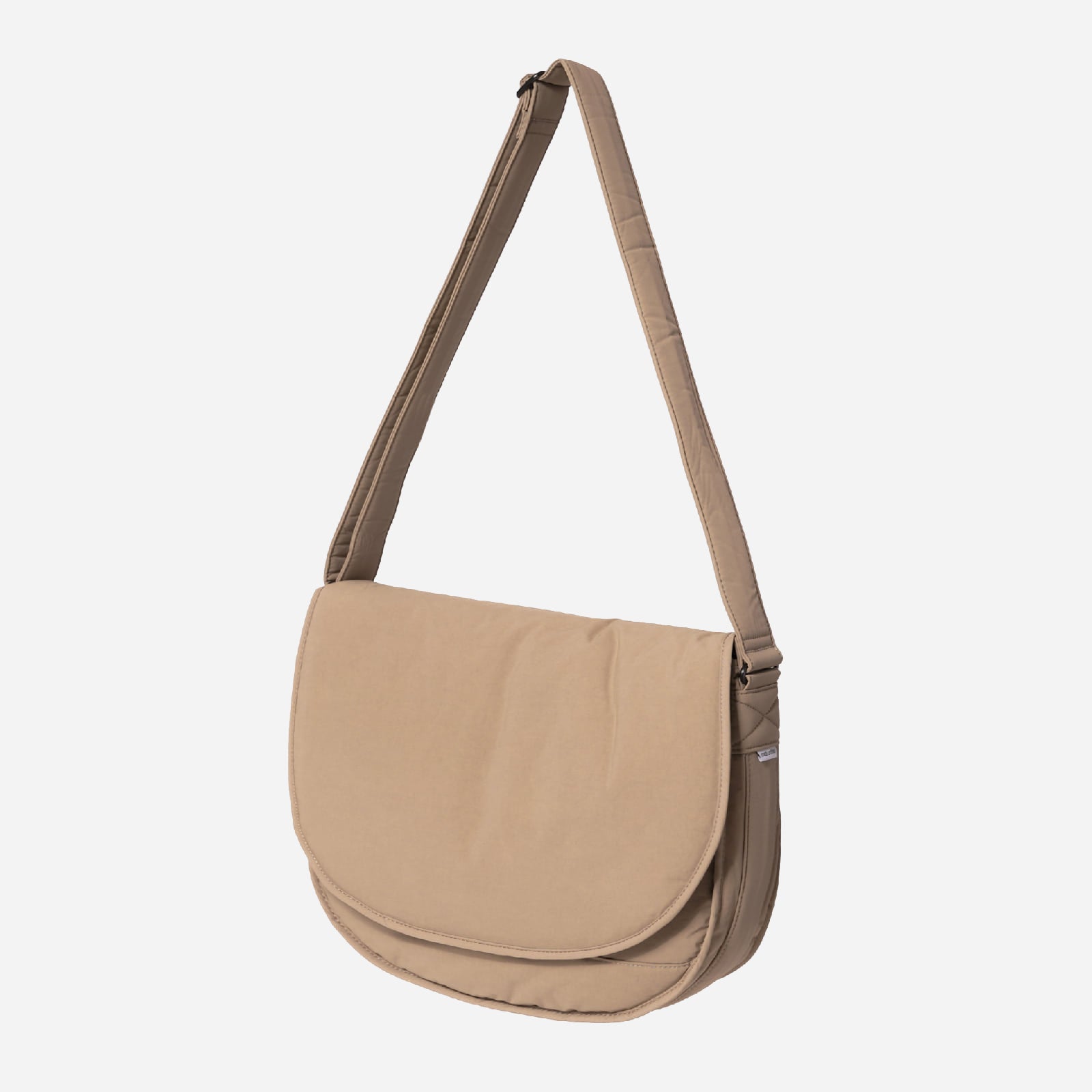 NYLON RUNNERS BAG - BEIGE