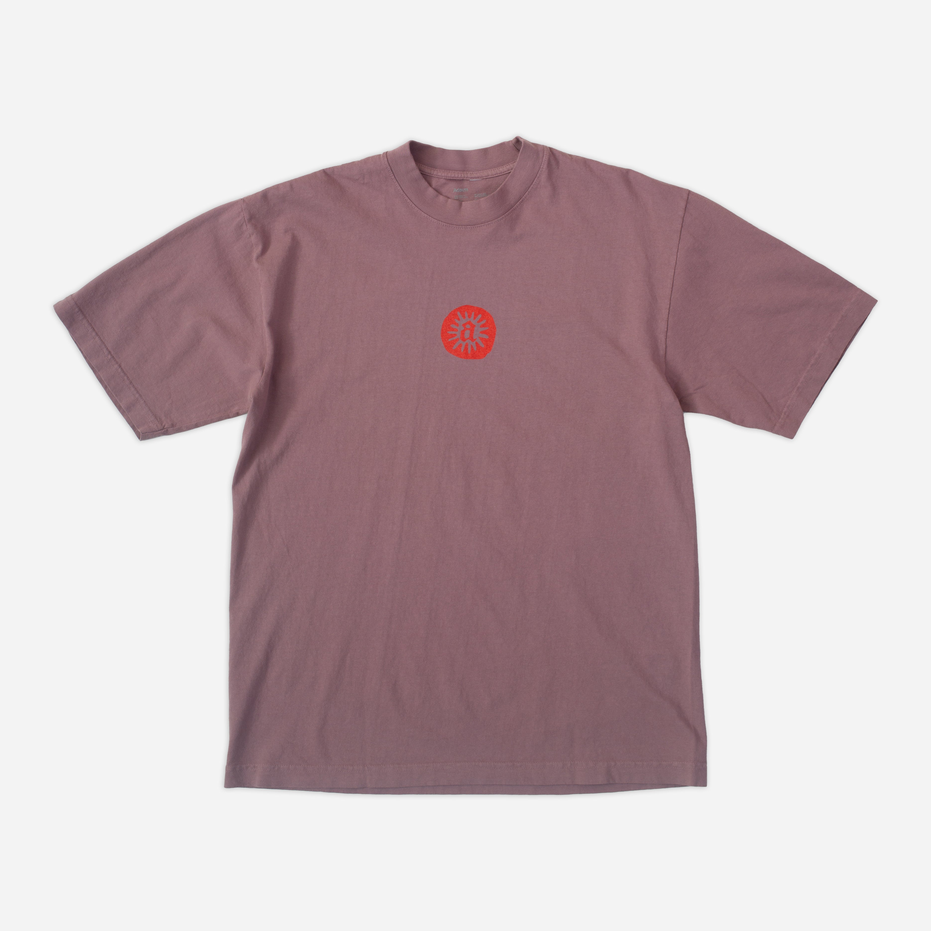SPLASH TEE - DUSTY RED