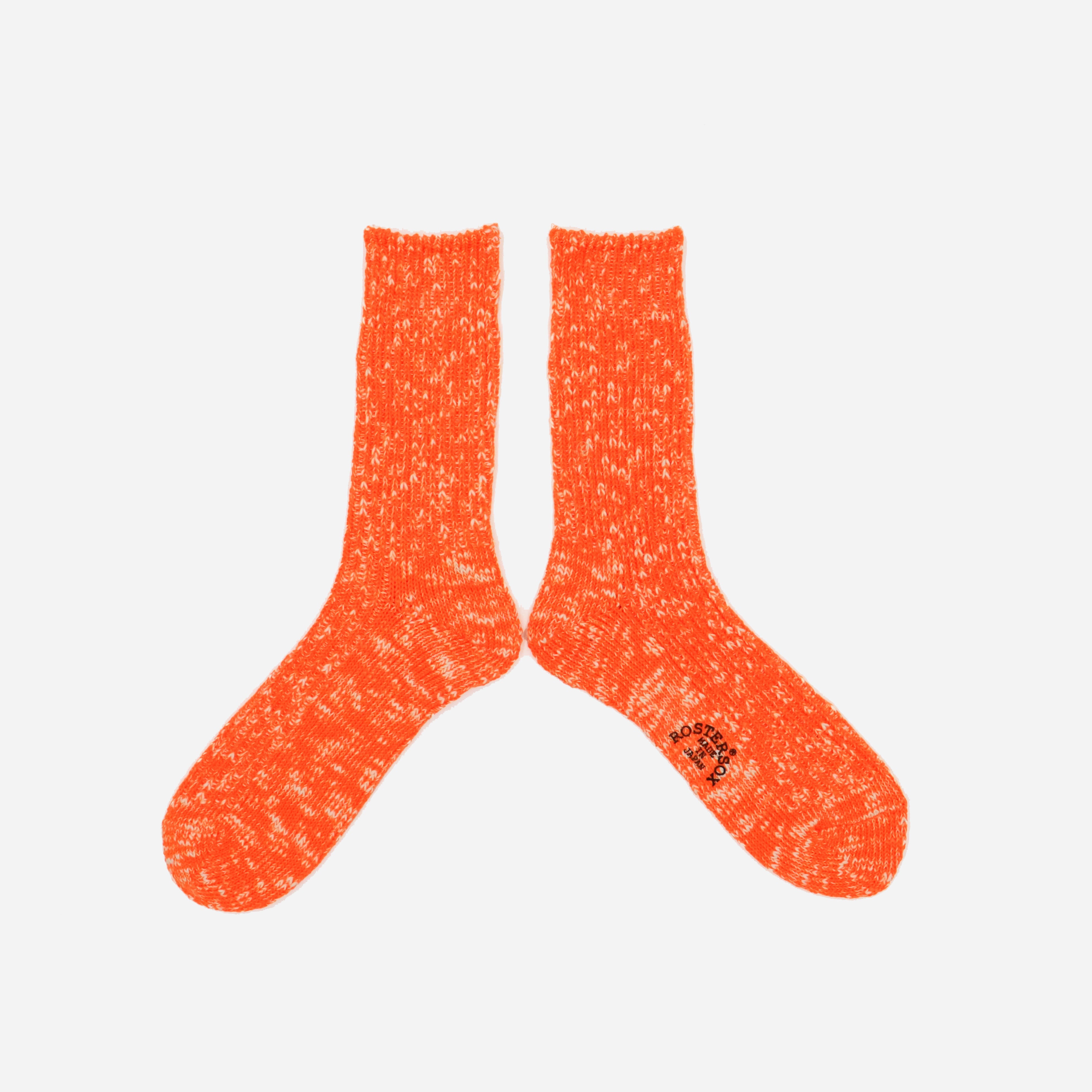 RIB NEO MELANGE SOCK - ORANGE
