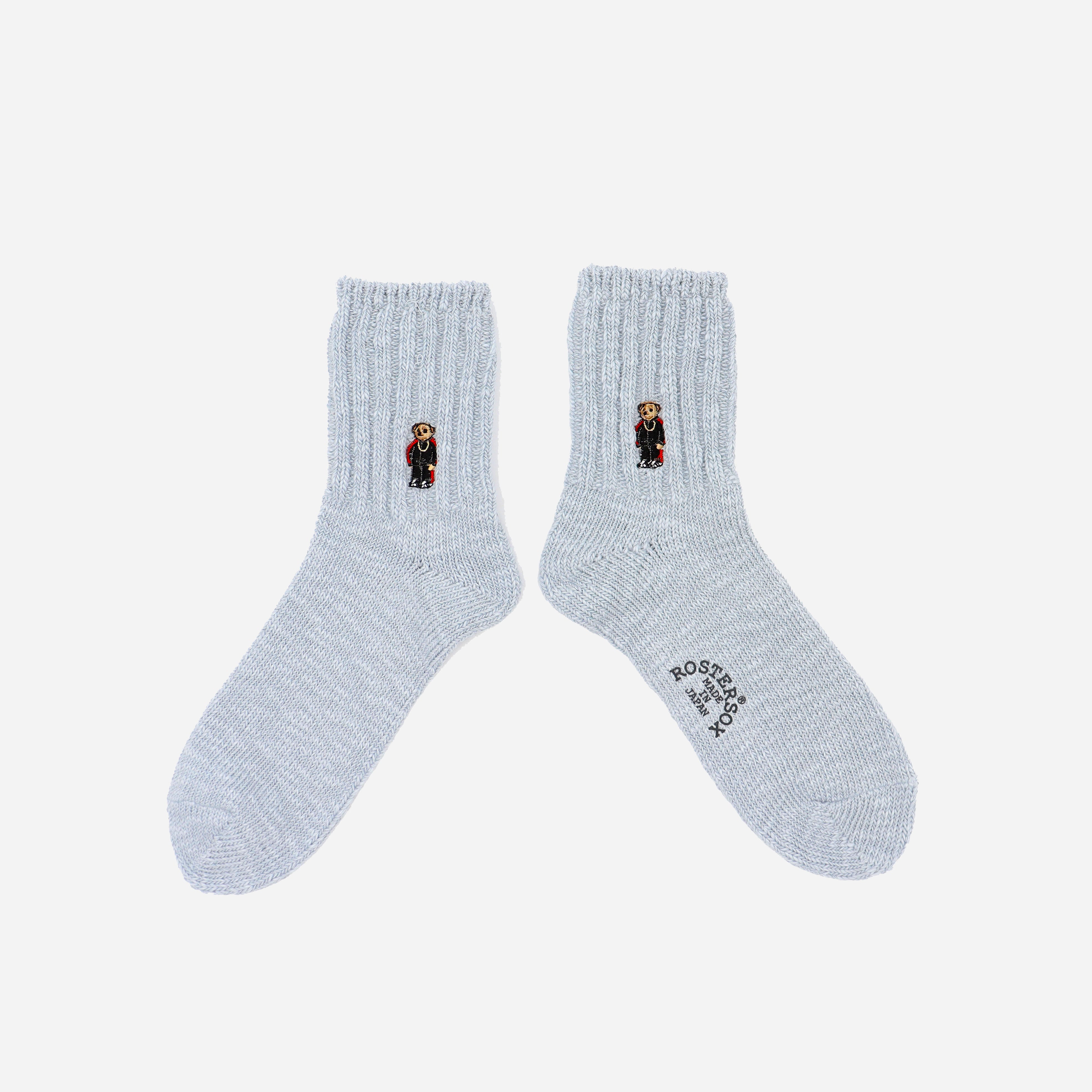 RAP BEAR SOCK - BLUE